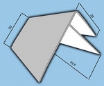 Профиль F (50х30) 6000 мм